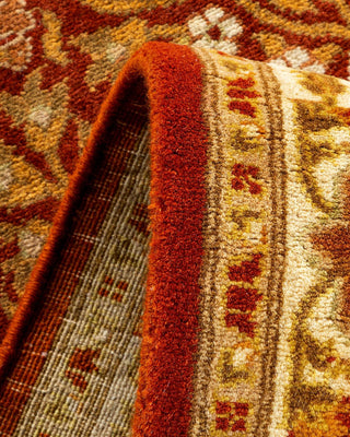 Traditional Mogul Orange Wool Runner 2' 7" x 12' 6" - Solo Rugs