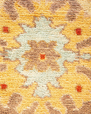 Contemporary Eclectic Brown Wool Area Rug 8' 0" x 9' 10" - Solo Rugs