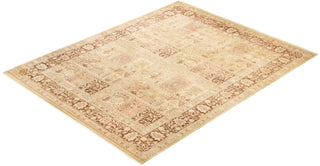 Traditional Mogul Ivory Wool Area Rug 8' 4" x 10' 4" - Solo Rugs