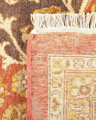 Traditional Mogul Orange Wool Area Rug 8' 4" x 10' 3" - Solo Rugs