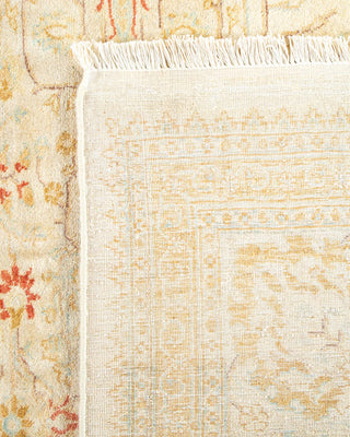 Traditional Mogul Ivory Wool Area Rug 8' 2" x 10' 0" - Solo Rugs