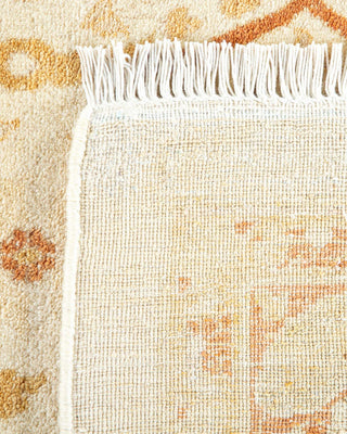 Traditional Mogul Ivory Wool Area Rug 8' 4" x 10' 6" - Solo Rugs