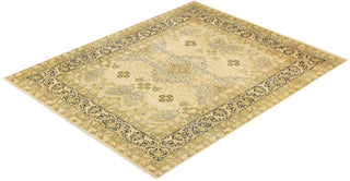 Traditional Mogul Ivory Wool Area Rug 8' 2" x 10' 2" - Solo Rugs