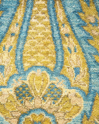 Traditional Mogul Green Wool Area Rug 8' 3" x 10' 0" - Solo Rugs