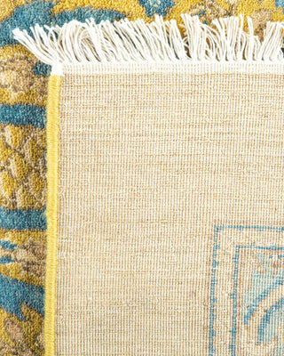 Traditional Mogul Green Wool Area Rug 8' 3" x 10' 0" - Solo Rugs