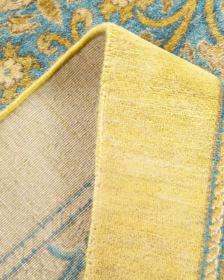 Traditional Mogul Green Wool Area Rug 8' 3" x 10' 0" - Solo Rugs