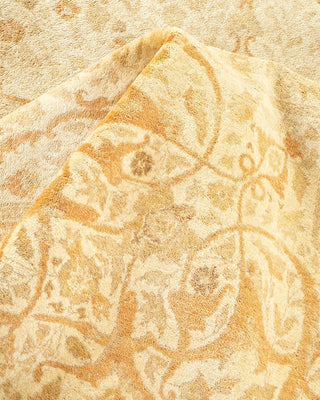 Traditional Mogul Ivory Wool Area Rug 8' 0" x 10' 7" - Solo Rugs