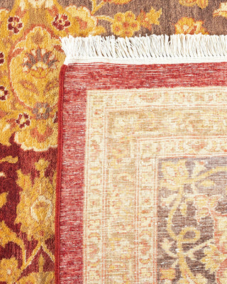 Traditional Mogul Red Wool Area Rug 8' 4" x 10' 2" - Solo Rugs