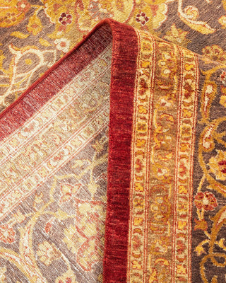 Traditional Mogul Red Wool Area Rug 8' 4" x 10' 2" - Solo Rugs