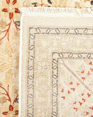 Traditional Mogul Ivory Wool Area Rug 8' 2" x 9' 9" - Solo Rugs