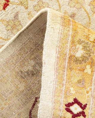 Traditional Mogul Ivory Wool Area Rug 8' 1" x 10' 8" - Solo Rugs