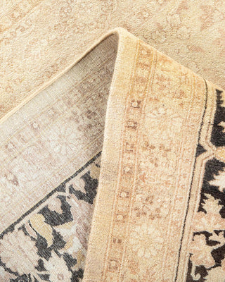 Traditional Mogul Ivory Wool Area Rug 9' 3" x 11' 10" - Solo Rugs