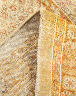 Traditional Mogul Ivory Wool Area Rug 8' 2" x 10' 6" - Solo Rugs