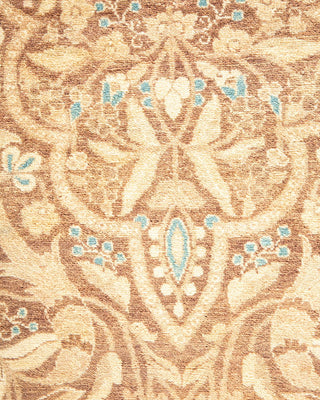 Traditional Mogul Brown Wool Area Rug 8' 3" x 10' 1" - Solo Rugs