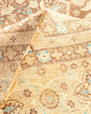 Traditional Mogul Brown Wool Area Rug 8' 3" x 10' 1" - Solo Rugs