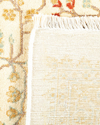 Traditional Mogul Ivory Wool Area Rug 8' 1" x 10' 0" - Solo Rugs