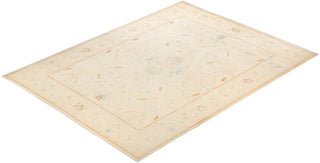 Eclectic, One-of-a-Kind Hand-Knotted Area Rug - Ivory, 9' 3" x 12' 1" - Solo Rugs