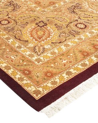 Traditional Mogul Red Wool Area Rug 8' 2" x 10' 0" - Solo Rugs