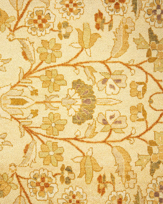 Traditional Mogul Ivory Wool Area Rug 8' 5" x 10' 1" - Solo Rugs