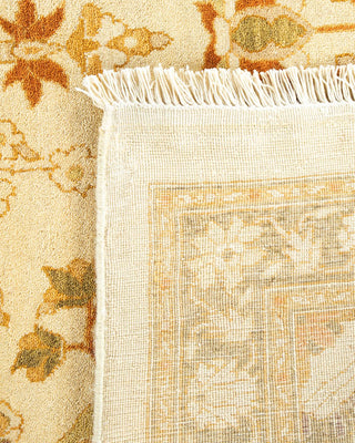 Traditional Mogul Ivory Wool Area Rug 8' 5" x 10' 1" - Solo Rugs