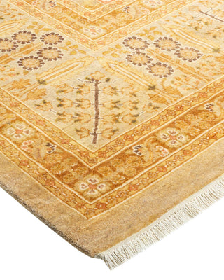 Traditional Mogul Ivory Wool Area Rug 8' 3" x 10' 10" - Solo Rugs