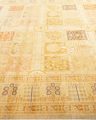 Traditional Mogul Ivory Wool Area Rug 8' 3" x 10' 10" - Solo Rugs