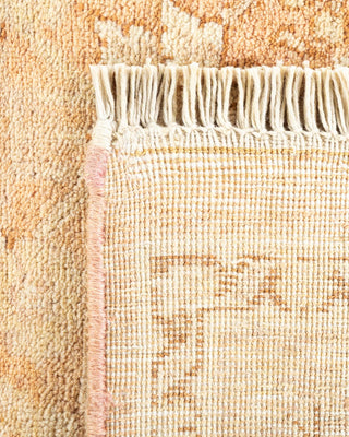 Traditional Mogul Beige Wool Area Rug 8' 0" x 9' 10" - Solo Rugs