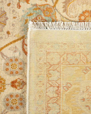 Traditional Mogul Ivory Wool Area Rug 8' 3" x 10' 1" - Solo Rugs