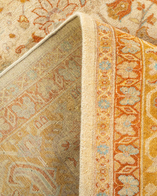 Traditional Mogul Ivory Wool Area Rug 8' 3" x 10' 1" - Solo Rugs