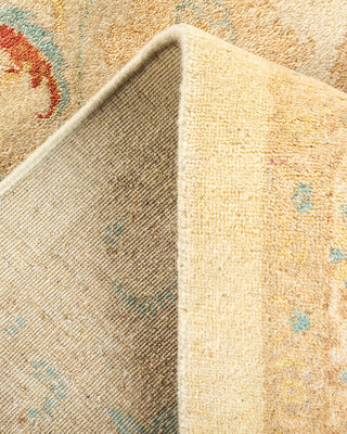 Traditional Mogul Ivory Wool Area Rug 8' 4" x 10' 6" - Solo Rugs