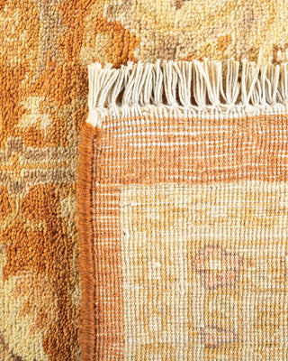 Traditional Mogul Brown Wool Area Rug 8' 1" x 10' 2" - Solo Rugs