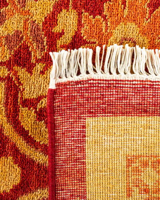 Contemporary Eclectic Red Wool Area Rug 9' 2" x 11' 10" - Solo Rugs