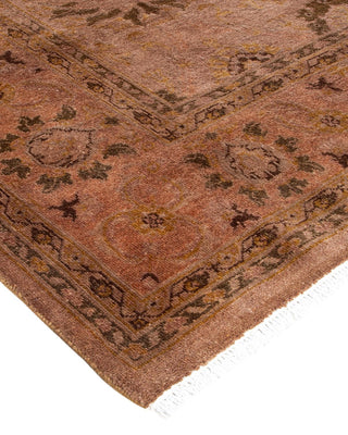 Contemporary Fine Vibrance Beige Wool Area Rug 6' 2" x 9' 0" - Solo Rugs