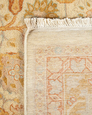 Traditional Mogul Ivory Wool Area Rug 8' 1" x 10' 6" - Solo Rugs
