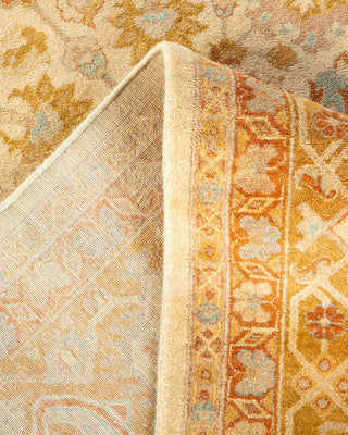 Traditional Mogul Ivory Wool Area Rug 8' 1" x 10' 6" - Solo Rugs