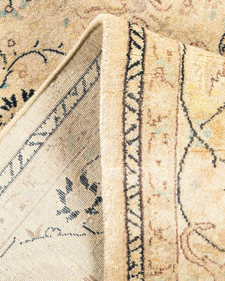 Traditional Mogul Ivory Wool Area Rug 6' 3" x 9' 0" - Solo Rugs