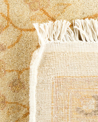Traditional Mogul Ivory Wool Area Rug 6' 0" x 8' 9" - Solo Rugs