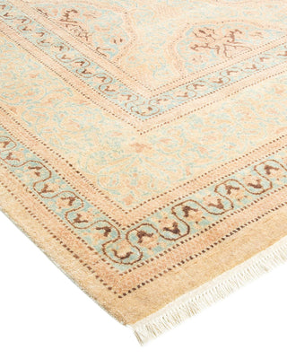 Traditional Mogul Ivory Wool Area Rug 6' 2" x 8' 7" - Solo Rugs