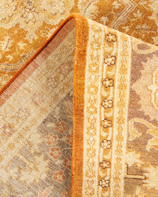 Traditional Mogul Brown Wool Area Rug 8' 3" x 9' 10" - Solo Rugs