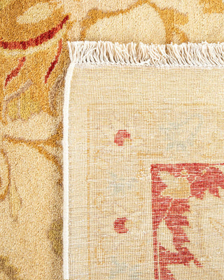 Traditional Mogul Ivory Wool Area Rug 8' 2" x 9' 10" - Solo Rugs