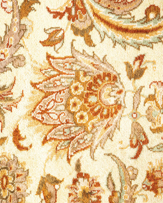 Traditional Mogul Ivory Wool Area Rug 8' 3" x 9' 10" - Solo Rugs