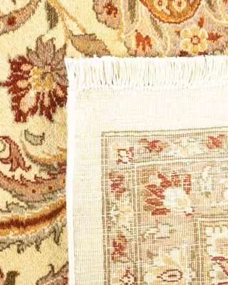 Traditional Mogul Ivory Wool Area Rug 8' 3" x 9' 10" - Solo Rugs