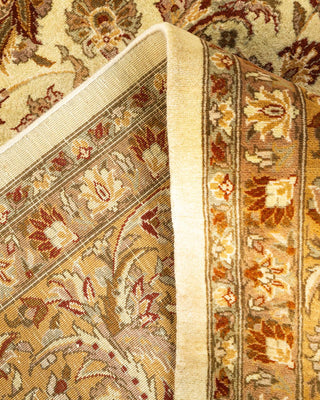 Traditional Mogul Ivory Wool Area Rug 8' 3" x 9' 10" - Solo Rugs