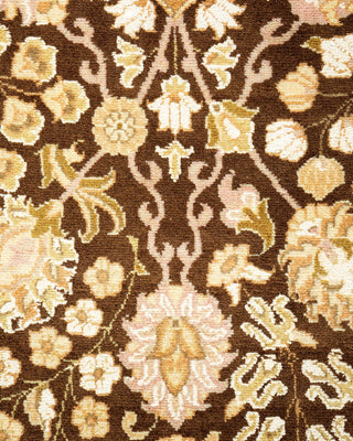 Traditional Mogul Brown Wool Runner 2' 7" x 8' 3" - Solo Rugs