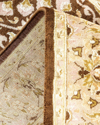 Traditional Mogul Brown Wool Runner 2' 7" x 8' 3" - Solo Rugs