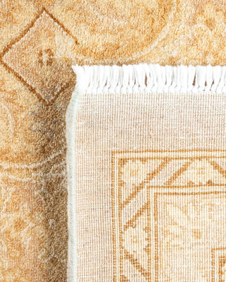 Traditional Mogul Ivory Wool Area Rug 9' 3" x 12' 3" - Solo Rugs