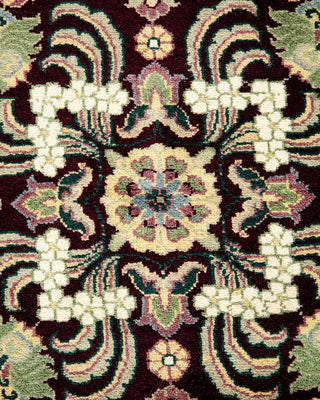 Traditional Mogul Red Wool Area Rug 4' 3" x 6' 5" - Solo Rugs