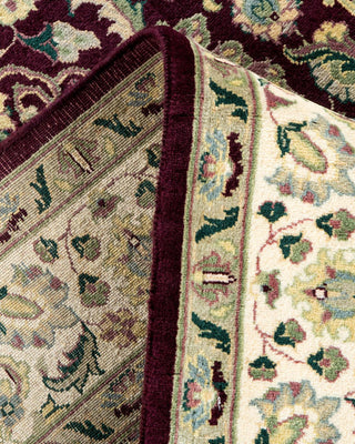 Traditional Mogul Red Wool Area Rug 4' 3" x 6' 5" - Solo Rugs