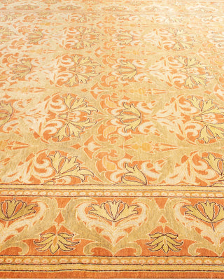 Contemporary Eclectic Orange Wool Area Rug 8' 1" x 10' 4" - Solo Rugs