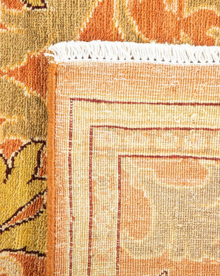 Contemporary Eclectic Orange Wool Area Rug 8' 1" x 10' 4" - Solo Rugs